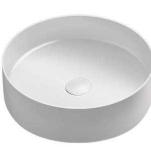 Artistic Ceramic Matte White Above Counter Basin