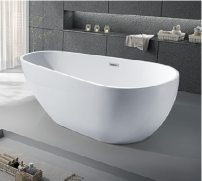 Freestanding Bathtub – Gloss White Finish