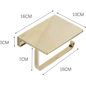 Toilet Paper Holder Shelf – Multiple Finishes Available