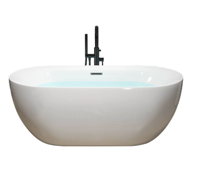 Free-standing Bathtub - Glossy White Finish